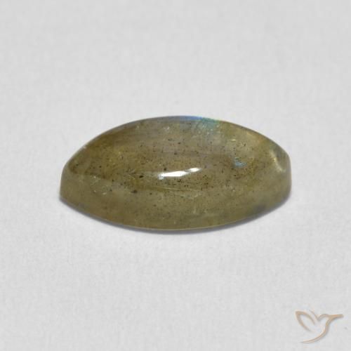 Labradorite Multicolore naturale da 2.55 ct, Taglio marquise, Traslucido