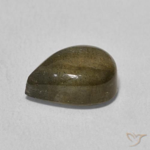 Labradorite Multicolore naturale da 2.49 ct, Forma a pera, Traslucido