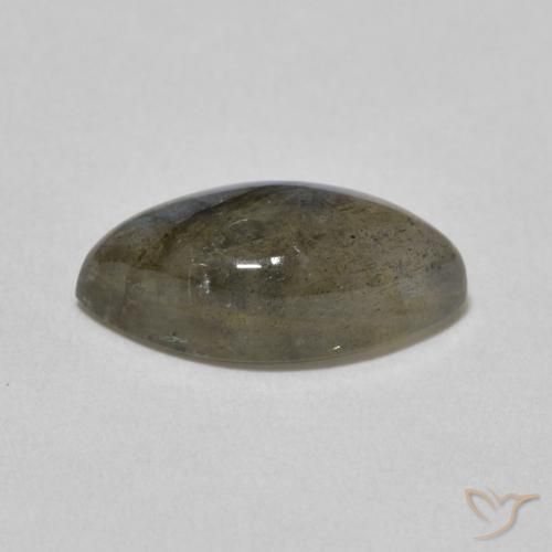 Labradorite Multicolore naturale da 3.58 ct, Taglio marquise, Traslucido