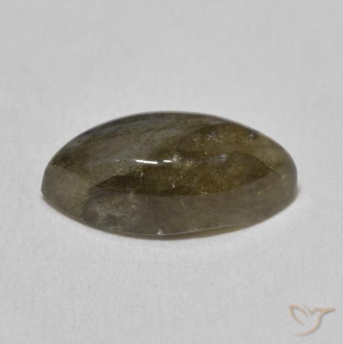 Labradorite Multicolore naturale da 5.37 ct, Taglio marquise, Traslucido