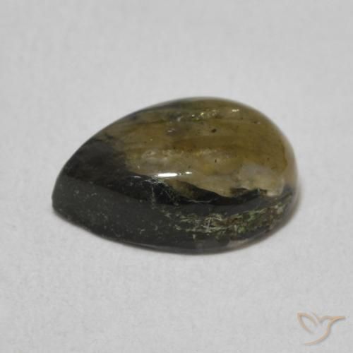Labradorite Multicolore naturale da 2.31 ct, Forma a pera, Traslucido