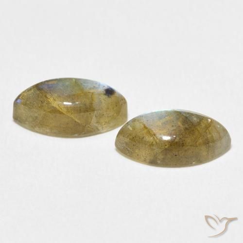 Gemme di Labradorite Multicolore naturale da 2.91 ct, Taglio marquise, Traslucido