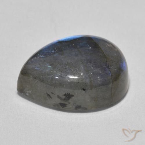 Labradorite Multicolore naturale da 10.67 ct, Forma a pera, Traslucido