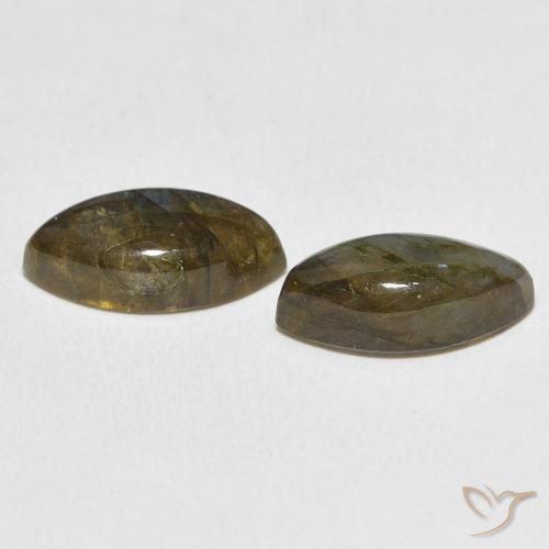 Gemme di Labradorite Multicolore naturale da 6.54 ct, Taglio marquise, Traslucido