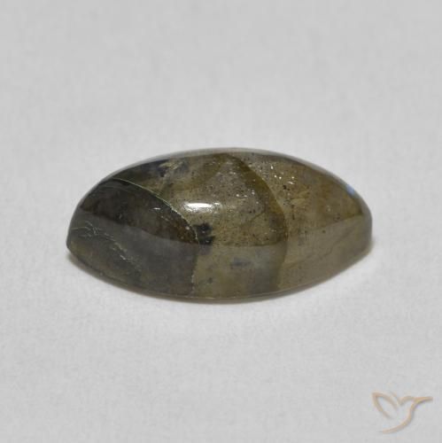 Labradorite Multicolore naturale da 3.87 ct, Taglio marquise, Traslucido