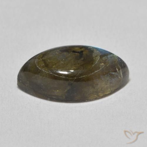 Labradorite Multicolore naturale da 5.88 ct, Taglio marquise, Traslucido