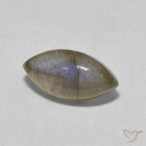 Labradorite Multicolore naturale da 2.39 ct, Taglio marquise, Traslucido