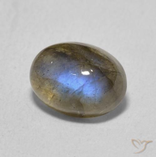 Labradorite Multicolore naturale da 1.72 ct, Ovale, Traslucido