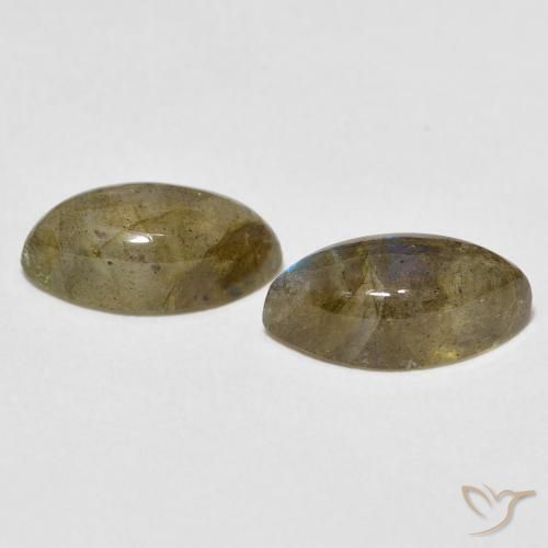 Gemme di Labradorite Multicolore naturale da 4.96 ct, Taglio marquise, Traslucido