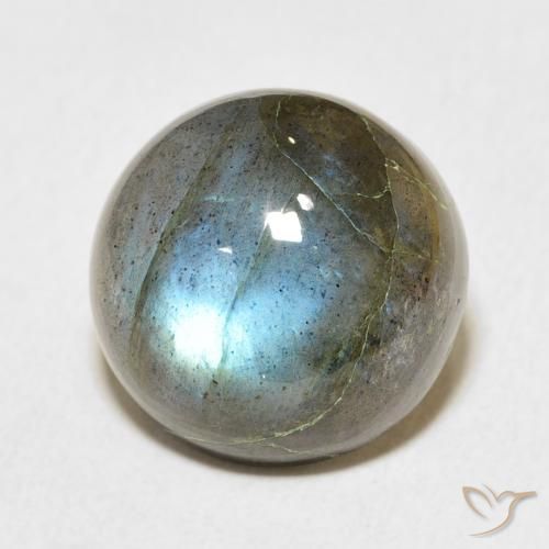 Labradorite Multicolore naturale da 13.45 ct, Rotondo, Traslucido