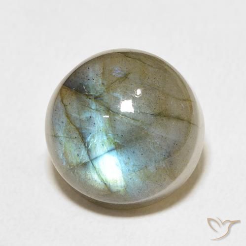 Labradorite Multicolore naturale da 13.22 ct, Rotondo, Traslucido