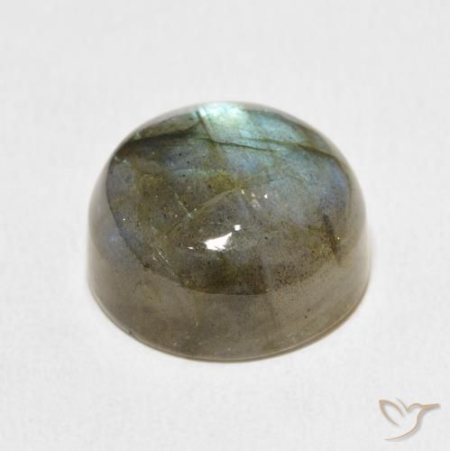 Labradorite Multicolore naturale da 13.22 ct, Rotondo, Traslucido