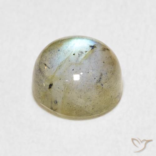 Labradorite Multicolore naturale da 1.92 ct, Rotondo, Traslucido
