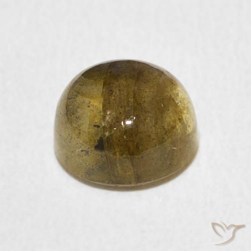 Labradorite Multicolore naturale da 2.54 ct, Rotondo, Traslucido