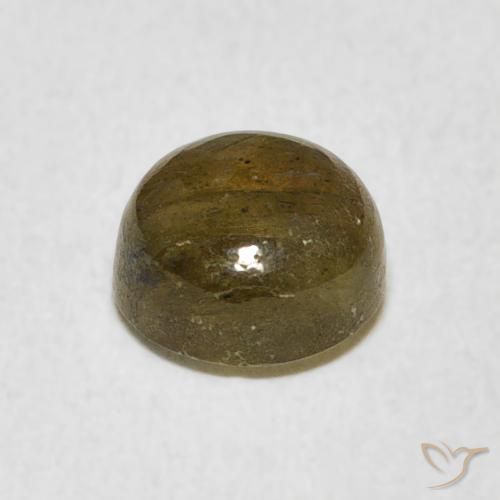 Labradorite Multicolore naturale da 1.77 ct, Rotondo, Traslucido