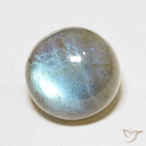 Labradorite Multicolore naturale da 6.25 ct, Rotondo, Traslucido