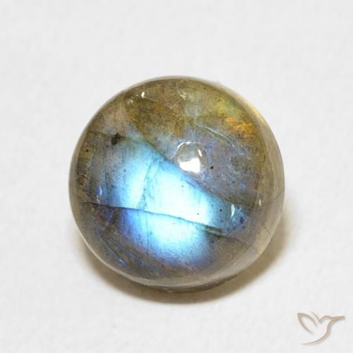 Labradorite Multicolore naturale da 2.87 ct, Rotondo, Traslucido