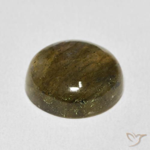 Labradorite Multicolore naturale da 9.47 ct, Rotondo, Traslucido