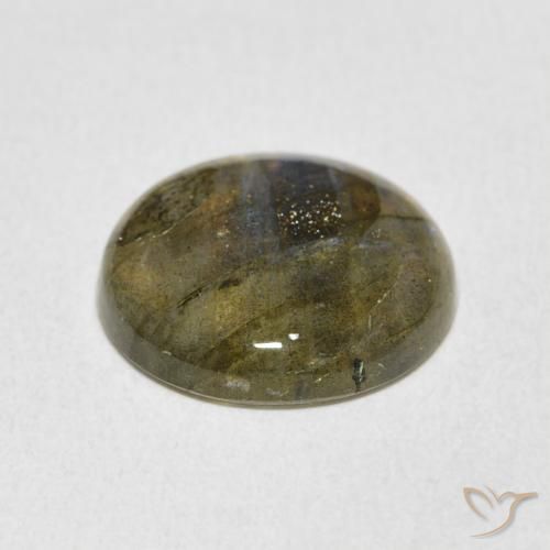 Labradorite Multicolore naturale da 6.38 ct, Rotondo, Traslucido