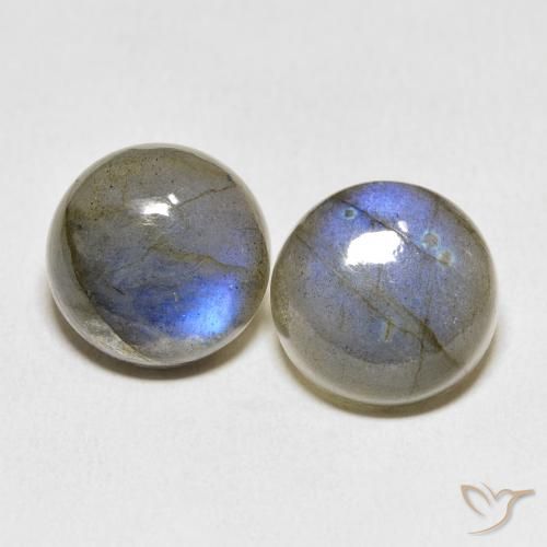 15.51ctw Naturale Multicolore Labradorite, Rotondo, Traslucido