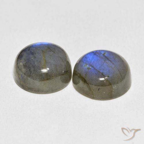 Gemme di Labradorite Multicolore naturale da 15.51 ct, Rotondo, Traslucido