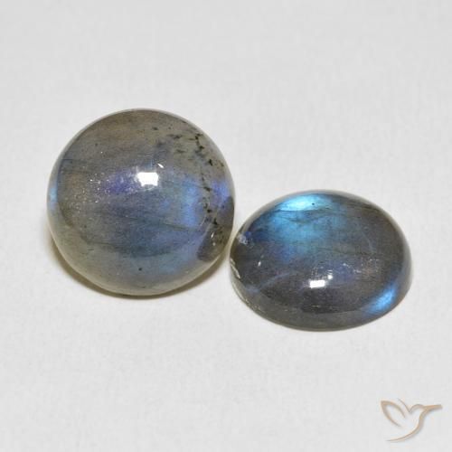 Gemme di Labradorite Multicolore naturale da 14.24 ct, Rotondo, Traslucido