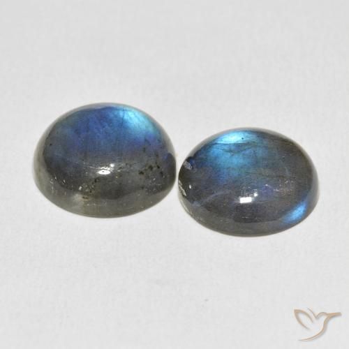 Gemme di Labradorite Multicolore naturale da 14.24 ct, Rotondo, Traslucido