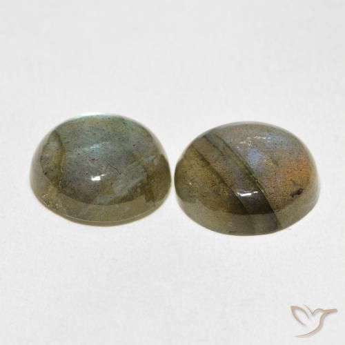 Gemme di Labradorite Multicolore naturale da 13.90 ct, Rotondo, Traslucido