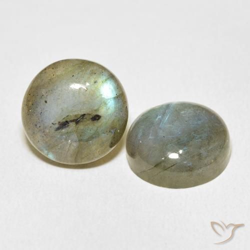 Gemme di Labradorite Multicolore naturale da 16.03 ct, Rotondo, Traslucido