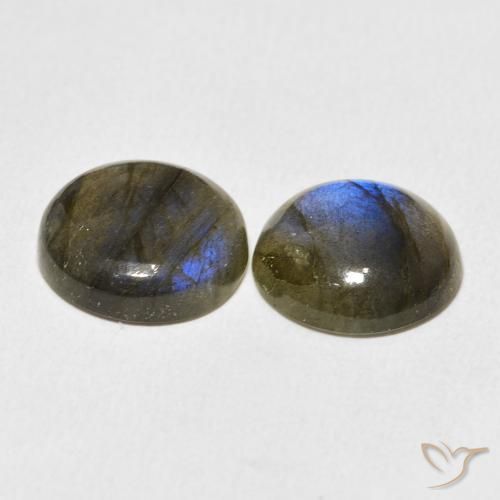 Gemme di Labradorite Multicolore naturale da 12.98 ct, Rotondo, Traslucido