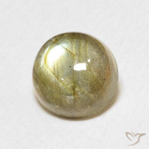 Labradorite Multicolore naturale da 1.64 ct, Rotondo, Traslucido