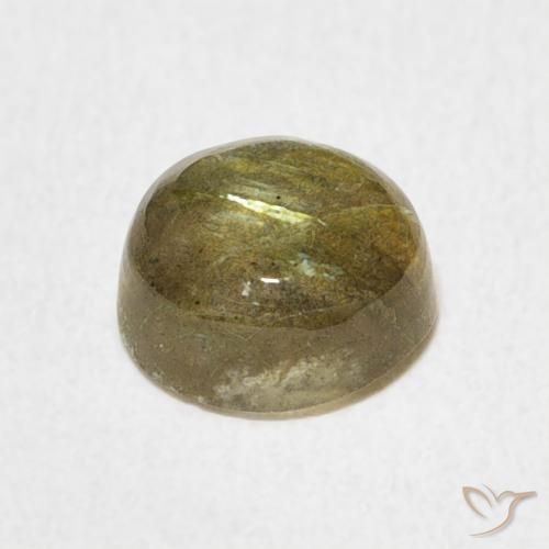Labradorite Multicolore naturale da 1.64 ct, Rotondo, Traslucido