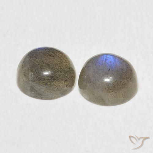 Gemme di Labradorite Multicolore naturale da 2.14 ct, Rotondo, Traslucido