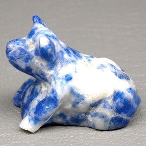 Lapislazzuli naturale blu da 68,22 ct, forma fantasia, opaco