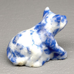 Lapislazzuli naturale blu da 68,22 ct, forma fantasia, opaco
