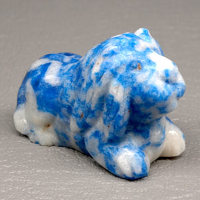 Lapislazzuli naturale blu da 96,76 ct, forma fantasia, opaco