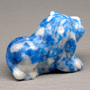 Lapislazzuli naturale blu da 96,76 ct, forma fantasia, opaco