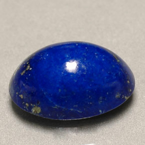 Lapislazzuli naturale blu da 1,58 ct, taglio ovale, opaco