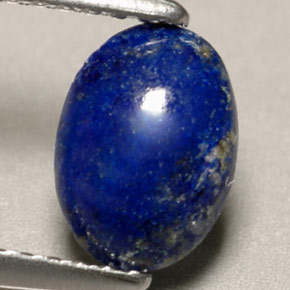 Lapislazzuli naturale blu da 0,81 ct, taglio ovale, opaco