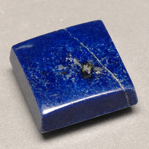 Lapislazzuli naturale blu da 4,52 ct, quadrato, opaco