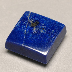 Lapislazzuli naturale blu da 4,52 ct, quadrato, opaco