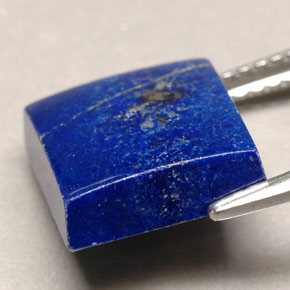 Lapislazzuli naturale blu da 4,52 ct, quadrato, opaco