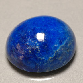 Lapislazzuli naturale blu da 5,83 ct, taglio ovale, opaco