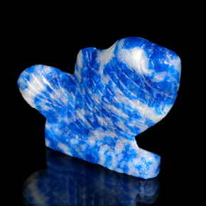 Lapislazzuli naturale blu da 26,35 ct, forma fantasia, opaco