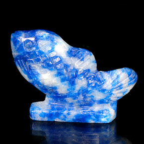 Lapislazzuli naturale blu da 26,35 ct, forma fantasia, opaco