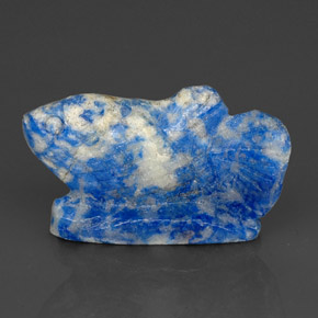 Lapislazzuli naturale blu da 28,02 ct, forma fantasia, opaco