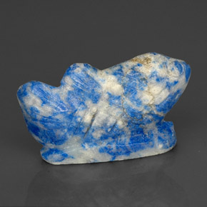 Lapislazzuli naturale blu da 28,02 ct, forma fantasia, opaco