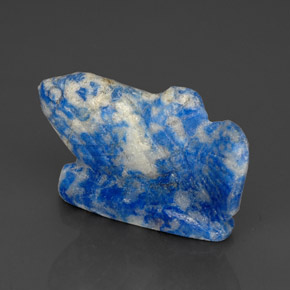 Lapislazzuli naturale blu da 28,02 ct, forma fantasia, opaco