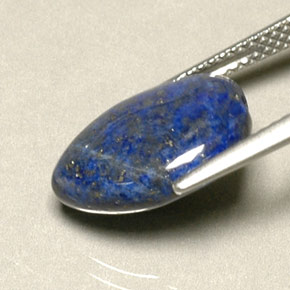 Lapislazzuli naturale blu da 6,06 ct, taglio a pera, opaco