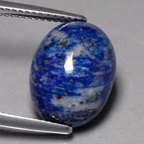Lapislazzulo Blu reale naturale da 9.20 ct, Taglio ovale, Opaco